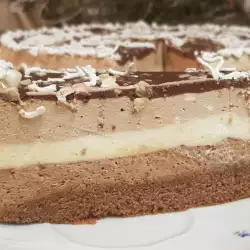 Čokoladna torta sa želatinom i belom čokoladom