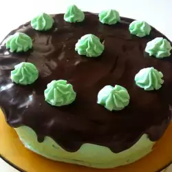 Čokoladna torta sa kremom od mente