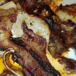 Svinjske uši na roštilju sa marinadom od belog luka