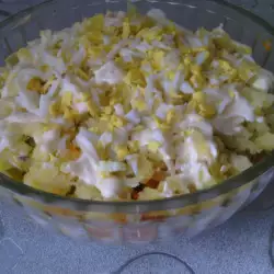 Krompir salata s majonezom i kiselim mlekom