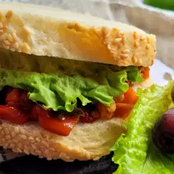 Veganski sendvič sa paprikama