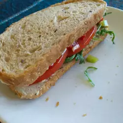 Vegetarijanski sendvič sa rukolom