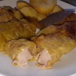 Krhke sarme sa svinjskim mesom i slaninicom