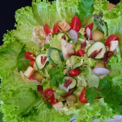 Zelena salata sa rotkvicama