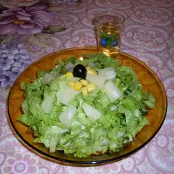 Prolećna salata sa zelenom salatom