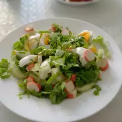 Zelena salata sa zelenom salatom