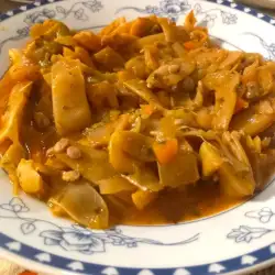Dinstana boranija sa paradajzom i šargarepom