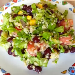 Recepti sa crvenim pasuljem i zelenom salatom