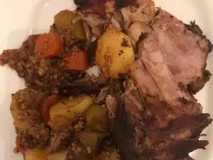 Pečena jagnjetina na marokanski način sa bulgurom