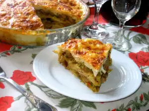 Pita-lazanja sa svinjetinom i povrćem
