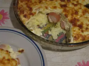 Brzo pečeno jelo sa viršlama
