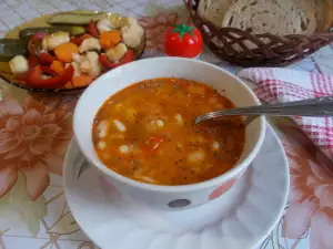 Kuvani pasulj sa zaprškom
