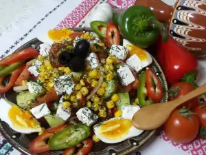 Bogata žetelačka salata