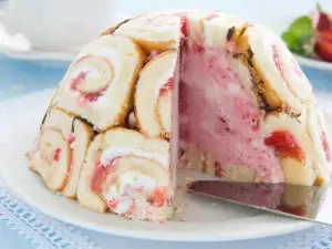 Sladoled torta sa rolatima