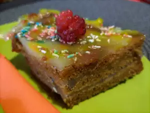 Domaća torta sa šafranom i korom u mini pekari