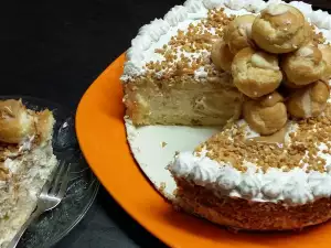 Torta od eklera sa kiselom pavlakom i karamelom