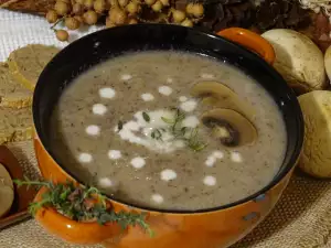 Krem čorba od pečuraka sa plavim sirom