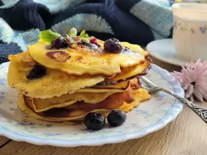 Kukuruzne palačinke sa borovnicama