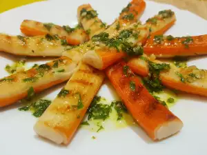 Ekspresno predjelo od grilovanih surimi štapića