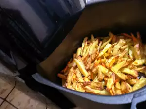 Pržena šargarepa i krompir u air fryer-u