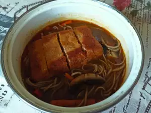 Soba nudle sa kacu tofuom