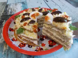 Keto slana torta