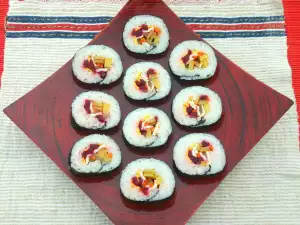 Kimbap sa pečenim povrćem