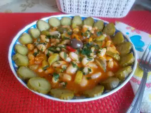Božićna salata od pasulja