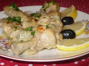 Pileća krilca u izazovnom belom sosu