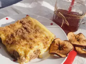 Jednostavan slatkiš sa kremom od vanile