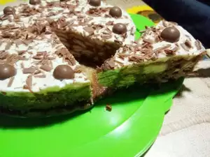 Keks torta sa alvom i čokoladom