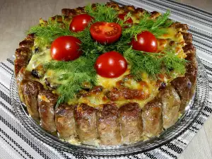 Muška torta (Slana torta sa ćevapima)