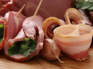 Dimljena slanina i šunka