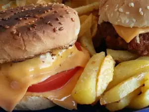 Meksički burger sa pasuljem