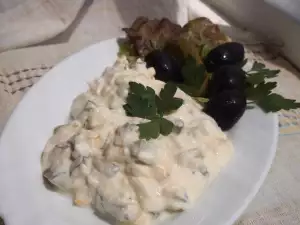 Mlečna salata sa jajima