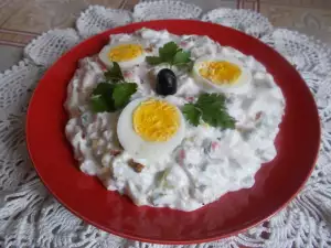 Mlečna salata sa peršunom