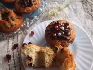 Keksići sa sušenim borovnicama i čokoladom