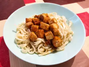 Udon nudle sa tofu sirom