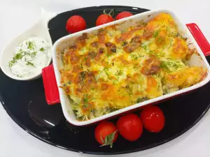 Gratin sa mocarelom i brokolijem