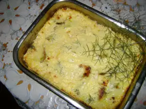 Gratin sa tikvicama i kiselim mlekom