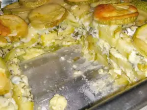 Gratin od tikvica sa pavlakom, sirom i kačkavaljem