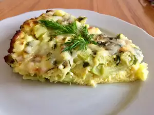 Gratin sa tikvicama i zelenim začinima