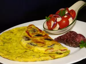 Omlet sa pečurkama i paprikama