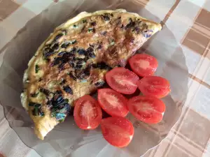 Prolećni omlet sa sremušem