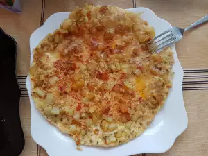 Omlet sa prženim krompirićima