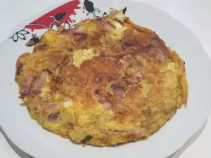 Omlet sa povrćem, sirom i slaninom