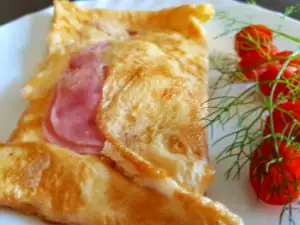 Omlet sa šunkom i kačkavaljem