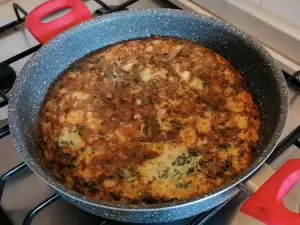 Omlet sa spanaćem i tunom