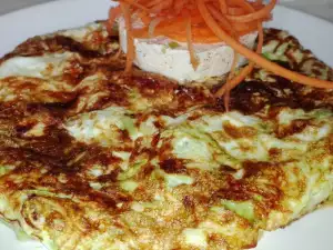 Omlet sa tikvicama i predjelom od sitnog sira