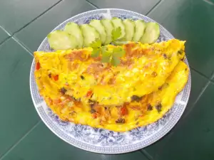 Omlet od povrća sa tikvicama